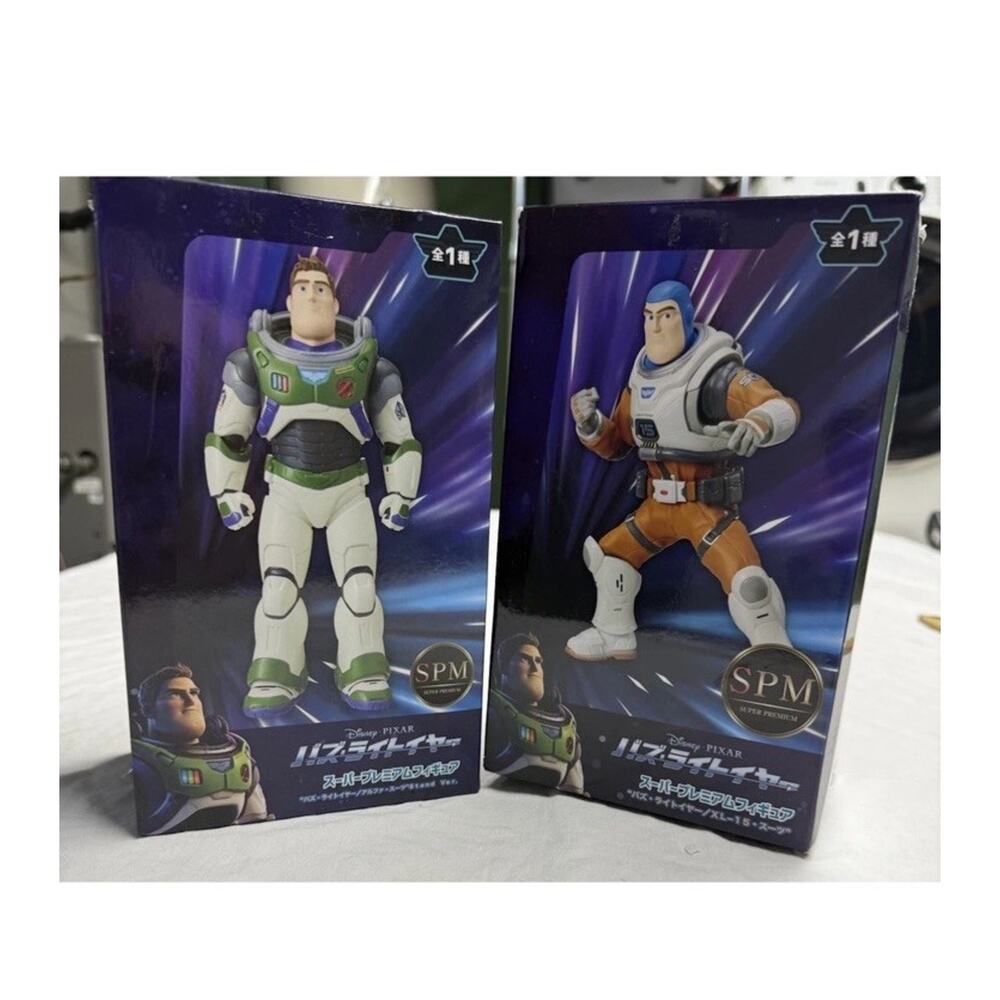 Lot of 2 Disney Pixar disney Pixar Buzz lightyear premium figureJapanese version